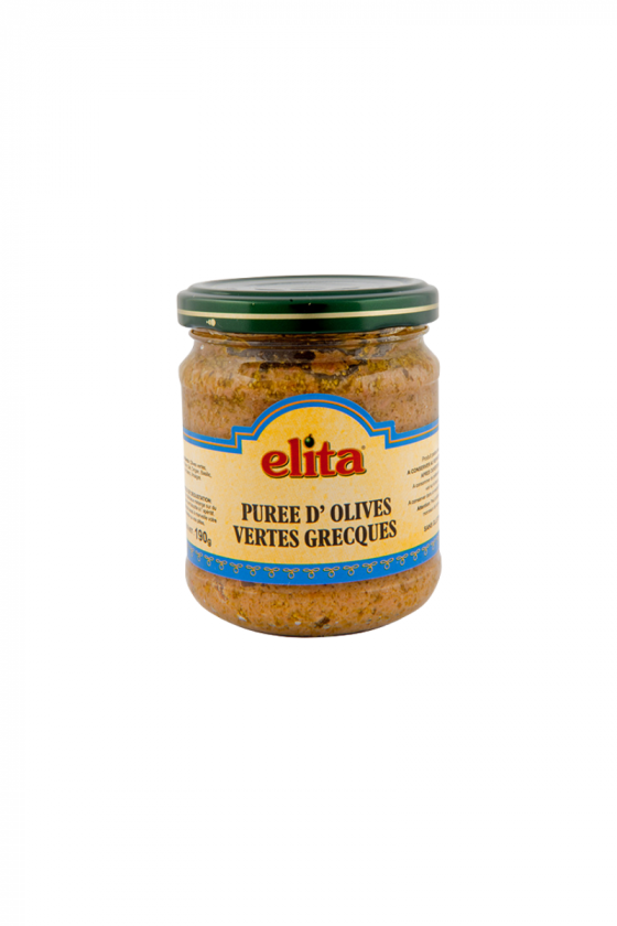 Purée Olives vertes grecques Elita 180g