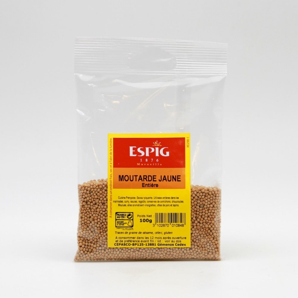 Moutarde jaune Graines Espig 100g
