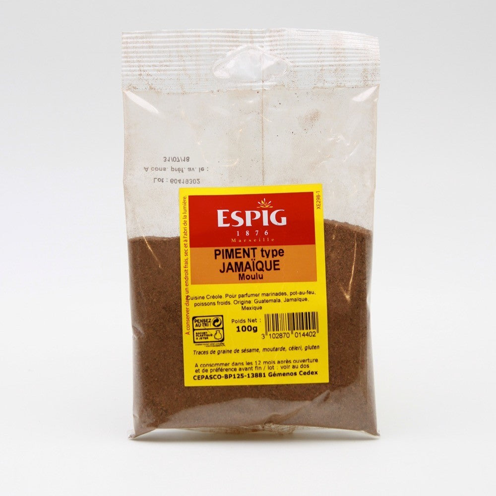 Poivre Type Jamaique moulu Espig 100g